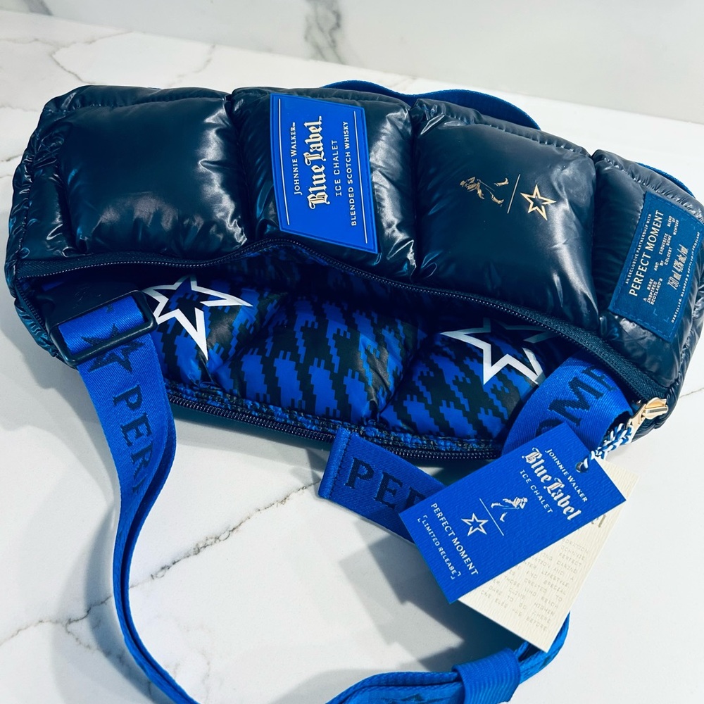 Johnnie Walker Blue Label X Perfect Moment limited edition bag/crossbody
